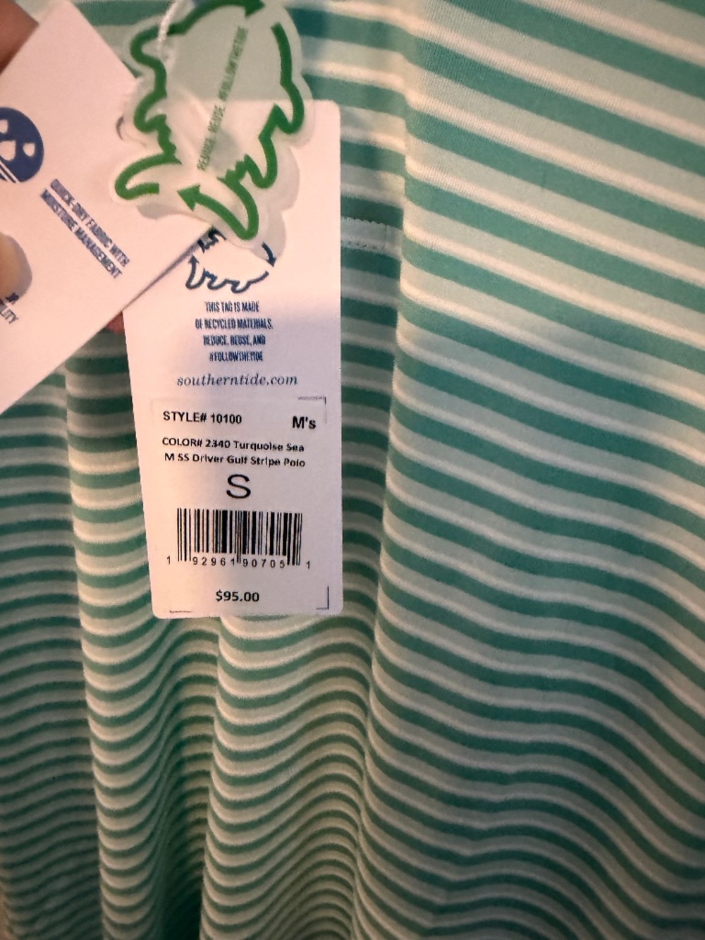 NWT Southern Tide Men’s Polo SZ Small